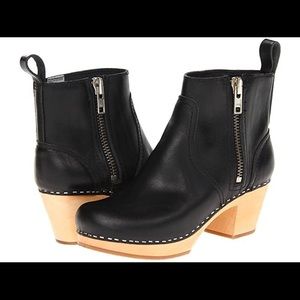 Swedish Hasbeens Zip It Emy size 39 EUC